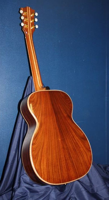 East Indian rosewood OM (Orchestra Model) guitar by John Mannino