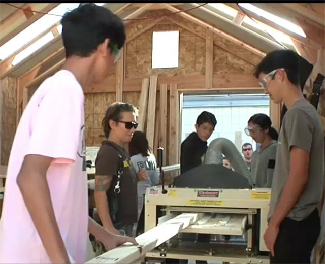 HOUSING AMERICA'S HOMELESS with vision, creativity, and Woodmaster Molder/Planers