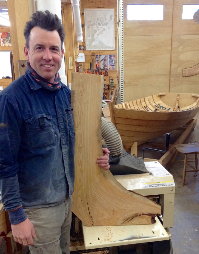 Tamarack Knees and a Woodmaster Molder/Planer — Josh's boat shop tricks