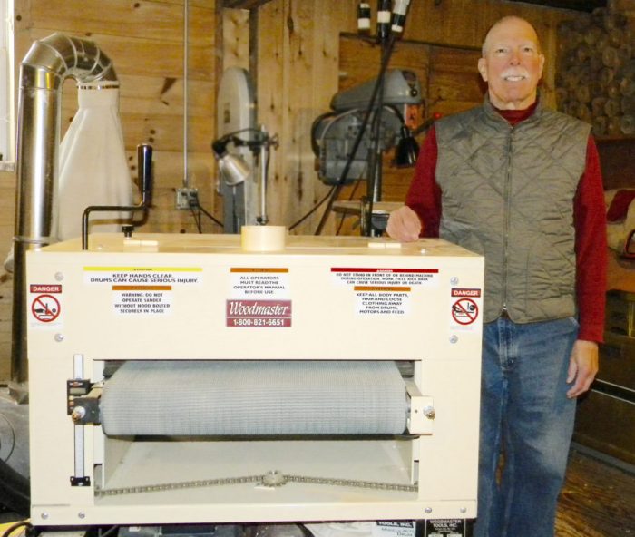 He makes heirloom-quality furniture with his Woodmaster – then gives it all away