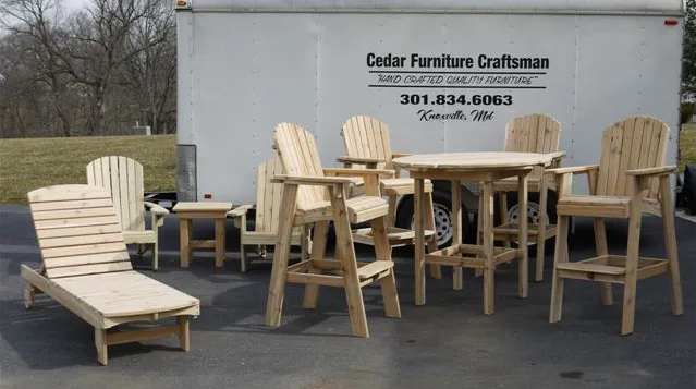 custom Adirondack furniture by Cedar Furniture Craftsman